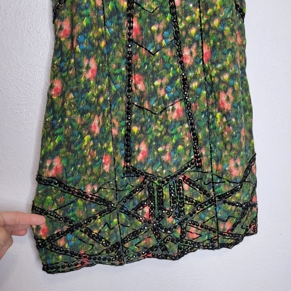 Free People Intimately Floral Sequin Dress Women's Size Extra Small - Picture 2 of 13